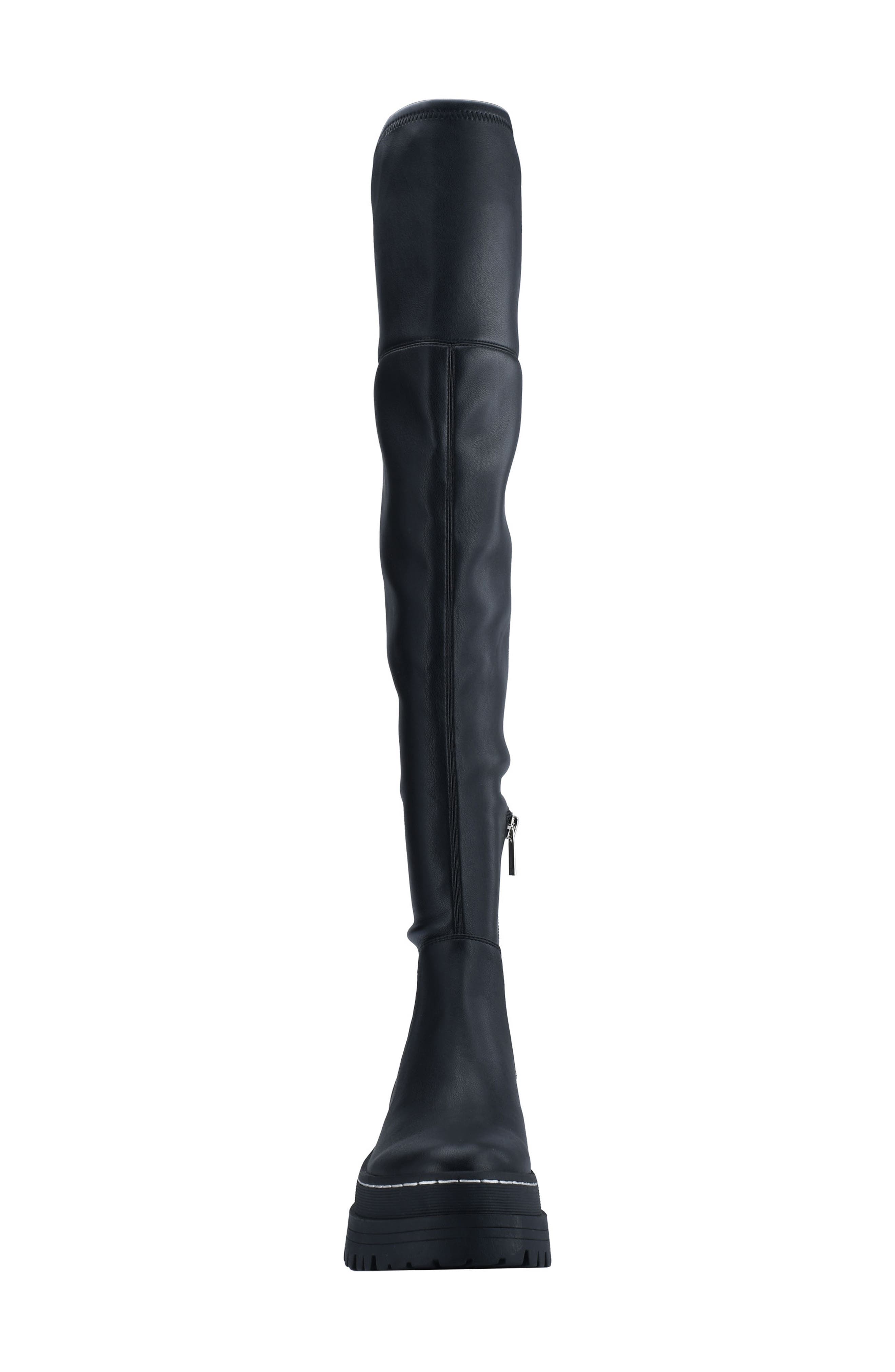 Marc Fisher LTD Philly Lug Sole Over the Knee Platform Boot, Alternate, color, 