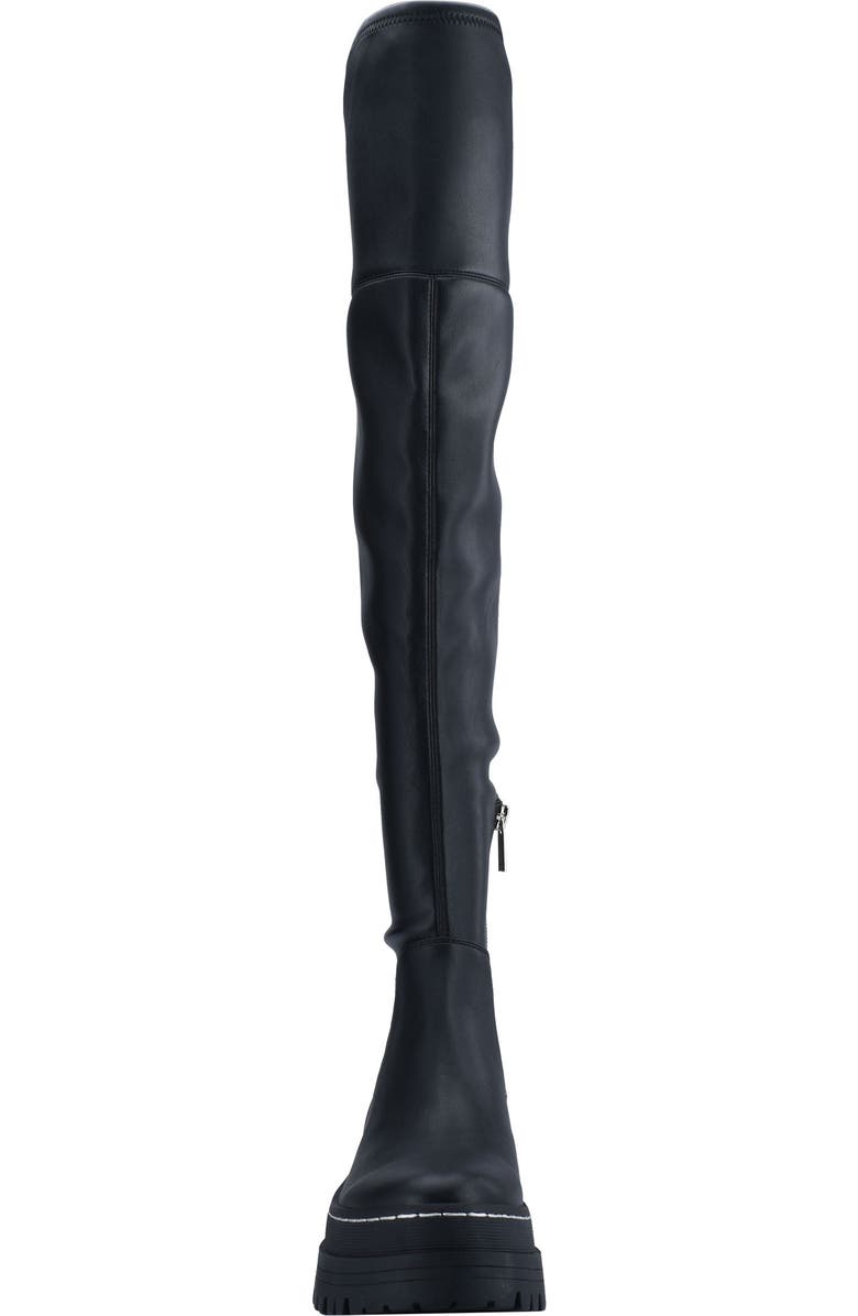 Marc Fisher LTD Philly Lug Sole Over the Knee Platform Boot, Alternate, color,