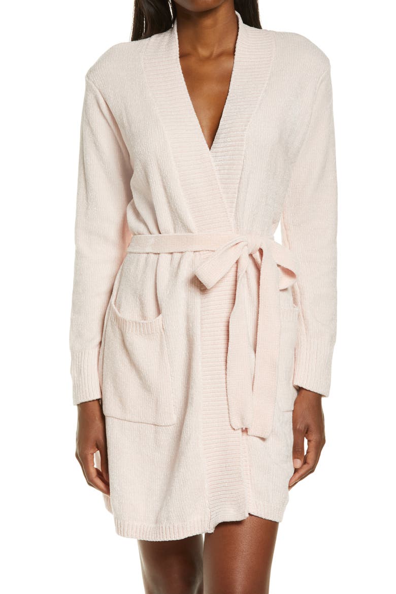 Tranquility Chenille Short Robe, Main, color, LPI
