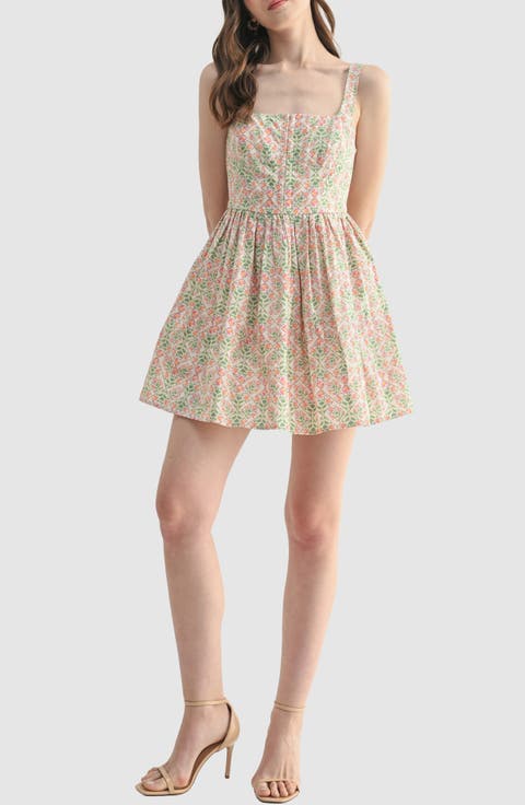 Fit and Flare Mini Dress