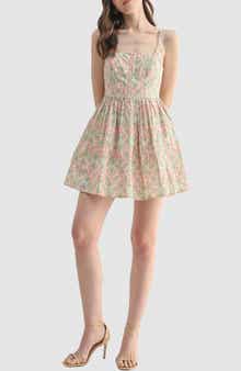 Lush Fit and Flare Mini Dress