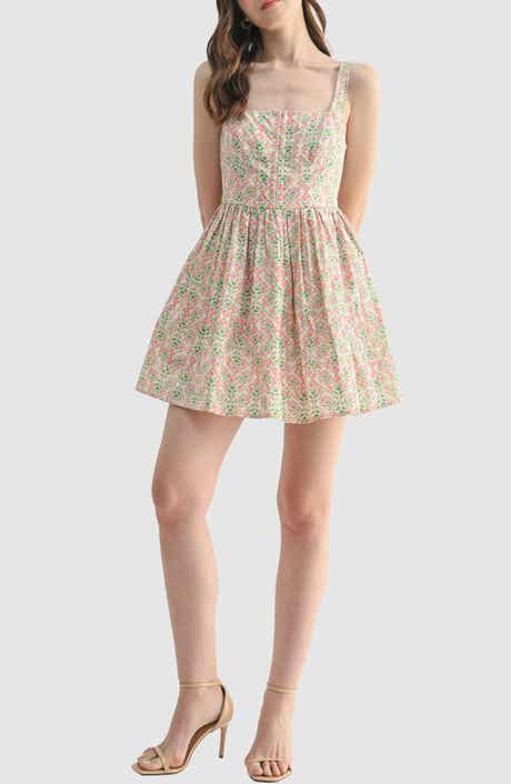 Lush Fit and Flare Mini Dress