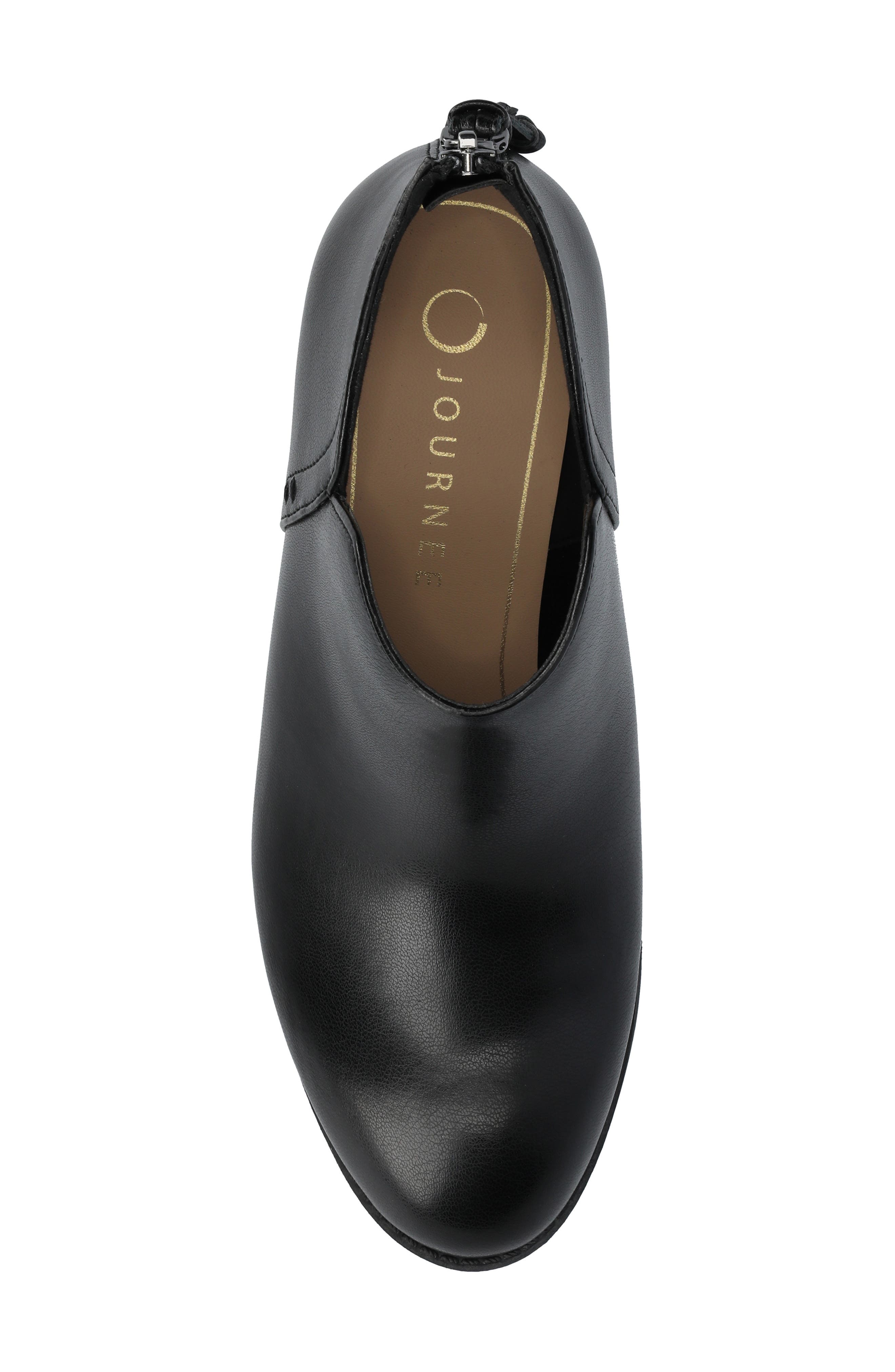 JOURNEE Livvy Ankle Bootie, Alternate, color, BLACK PU