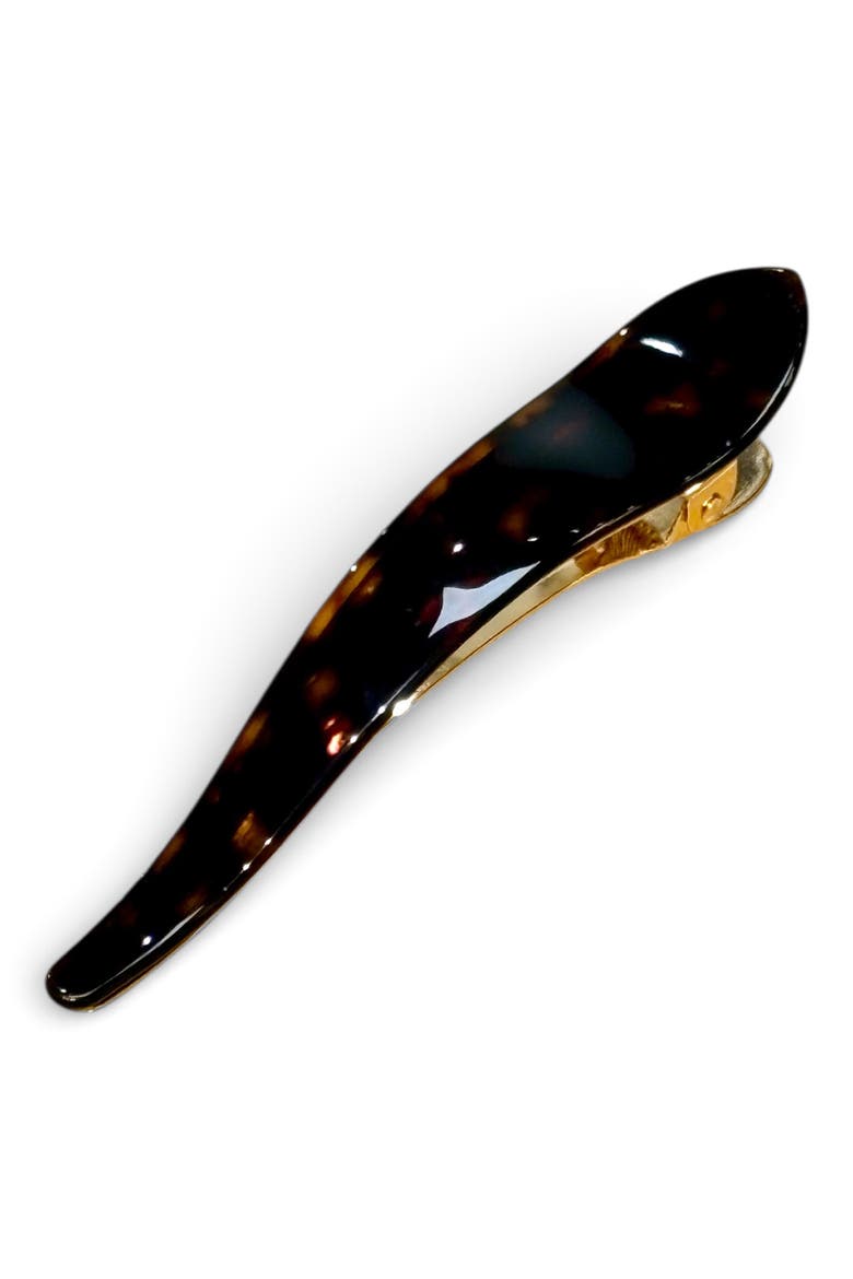 Star Clip, Alternate, color, BLACK TORTOISE