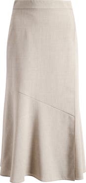 BOSS Vuleran Virgin Wool Skirt