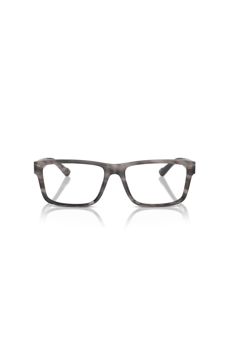 55mm Rectangle optical glasses, Alternate, color, Grey