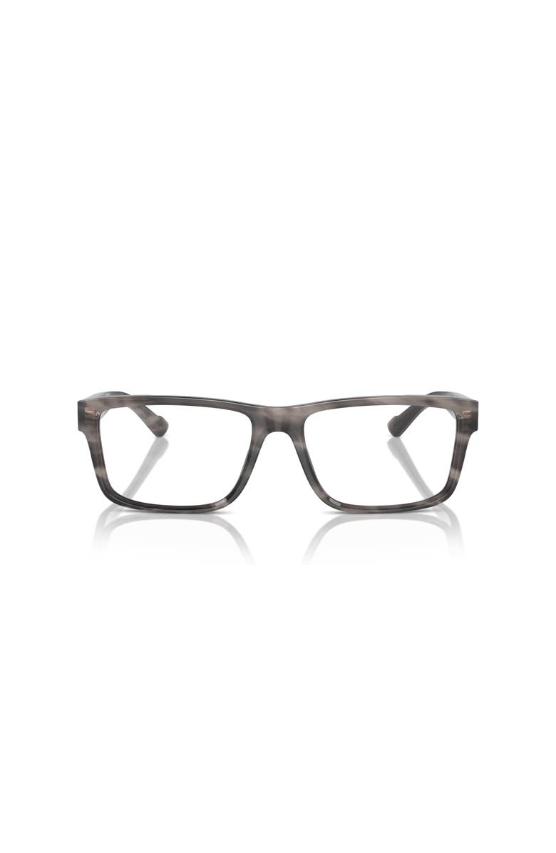 Ferrari 55mm Rectangle optical glasses, Alternate, color, Grey