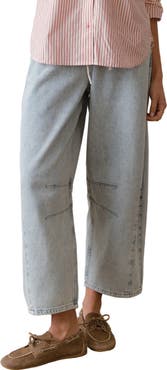 Marine Layer Ella Barrel Leg Drawstring Jeans