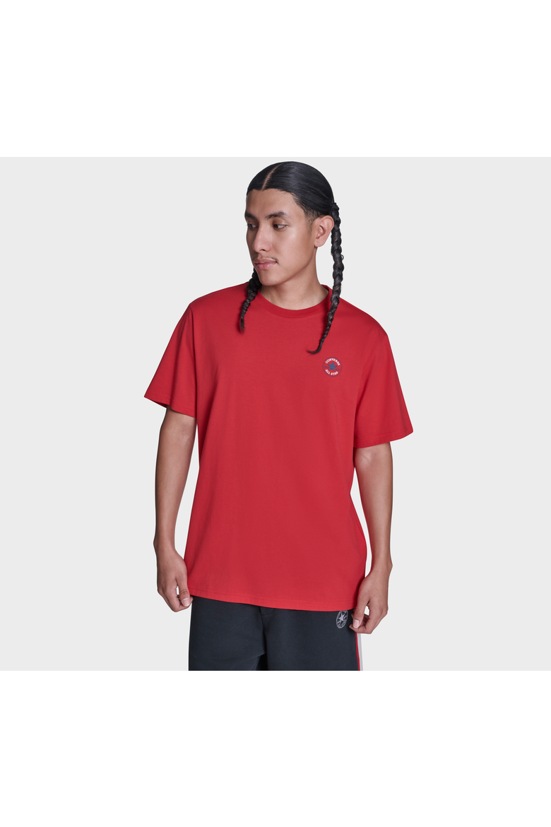 Chuck Taylor All Star Patch T-Shirt, Main, color, CONVERSE RED