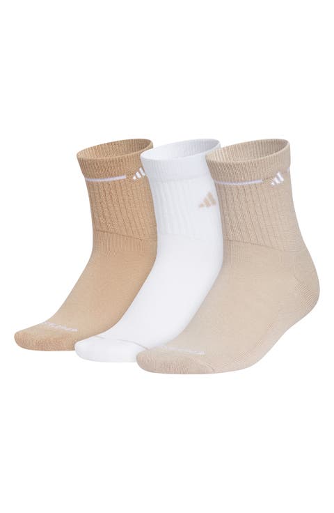 Cushioned Sport 3-Pack Assorted Crew Socks