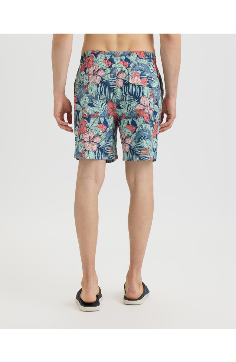 Salt Life Sailfish Blossom Printed Volley Boardshorts, Alternate, color, Midnight
