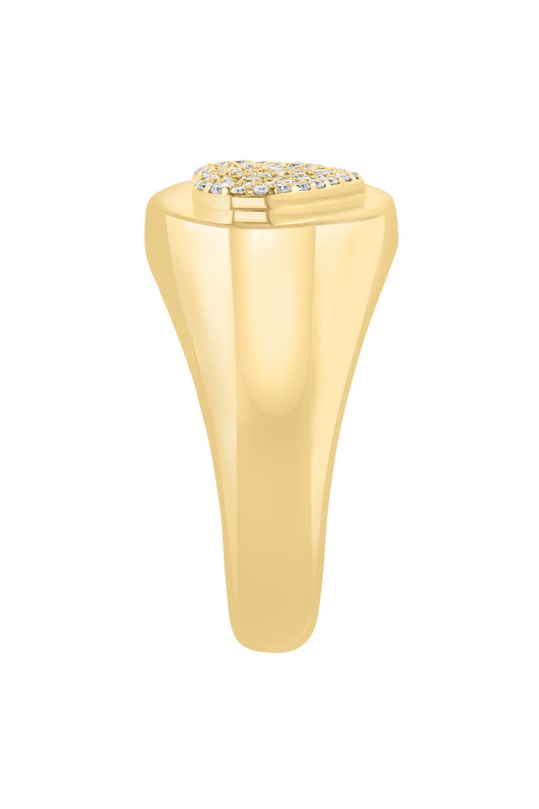 Diamond Heart Signet Ring, Alternate, color, GOLD