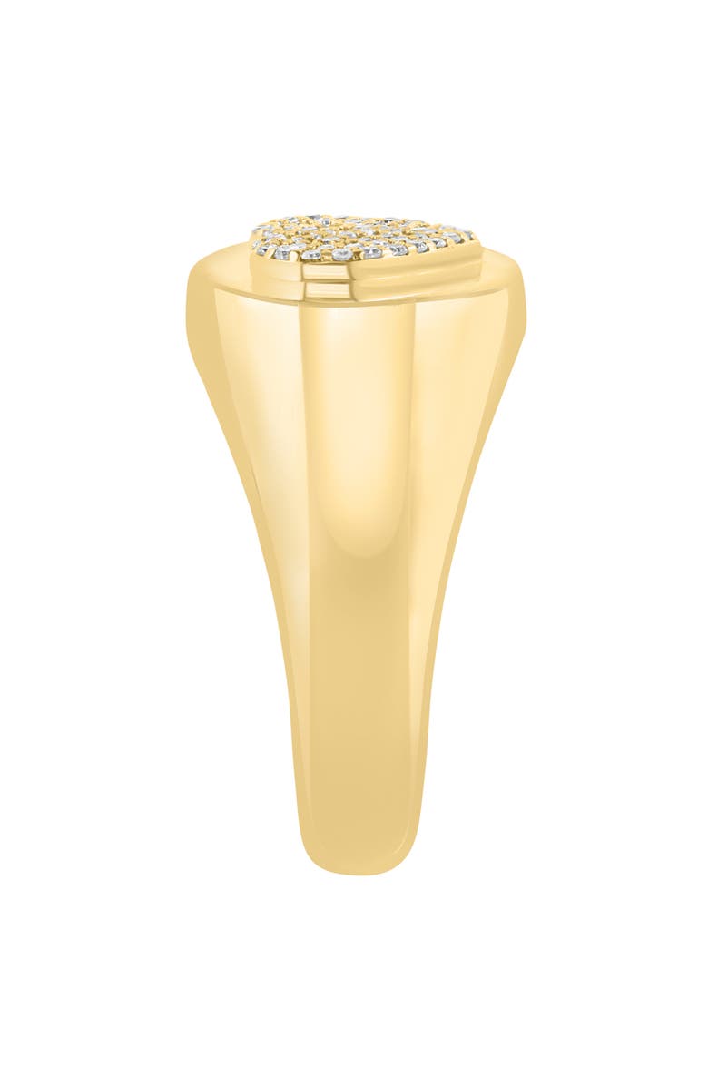 EFFY Diamond Heart Signet Ring, Alternate, color, 