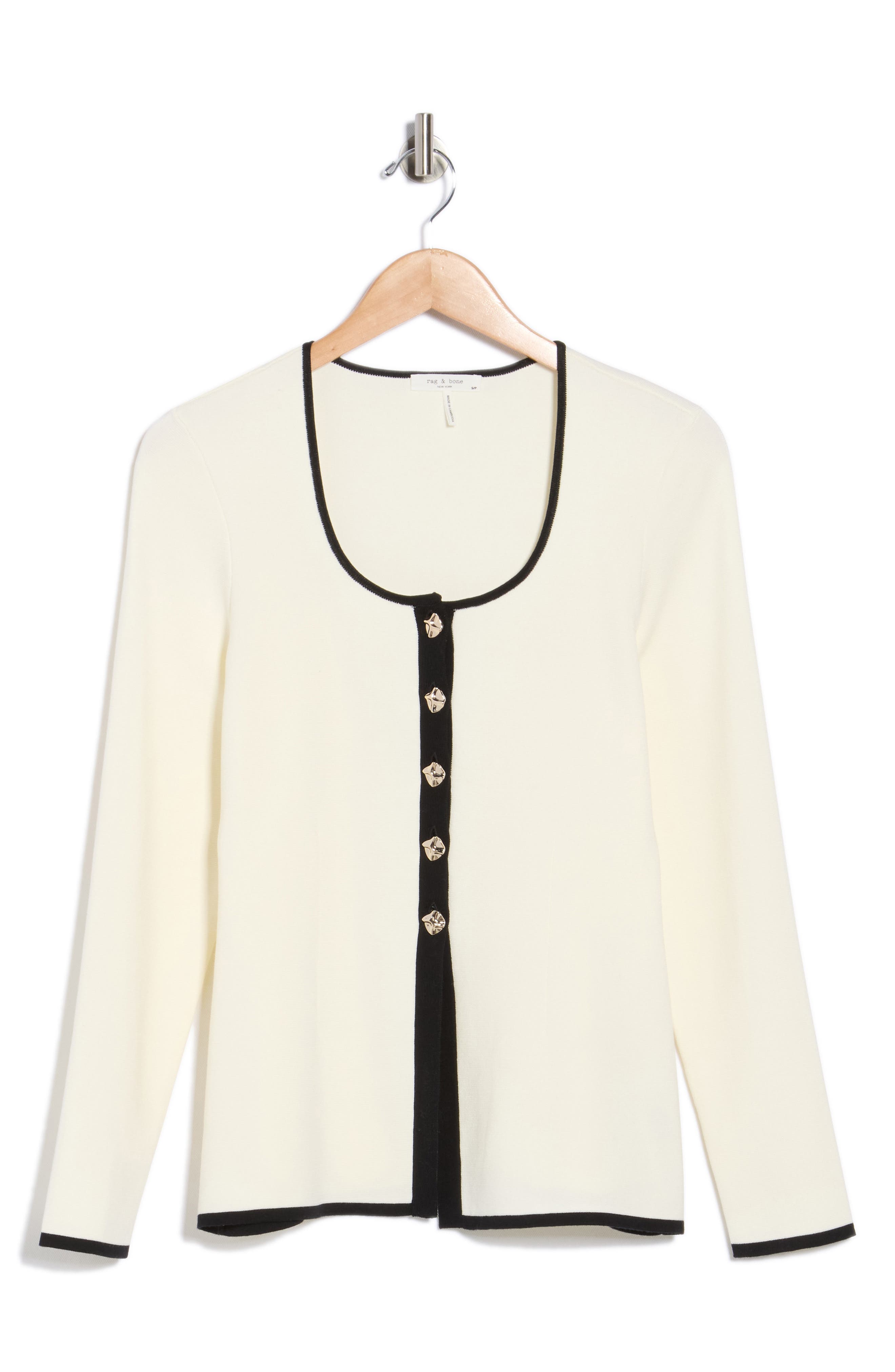 rag & bone Ema Scoop Neck Cardigan