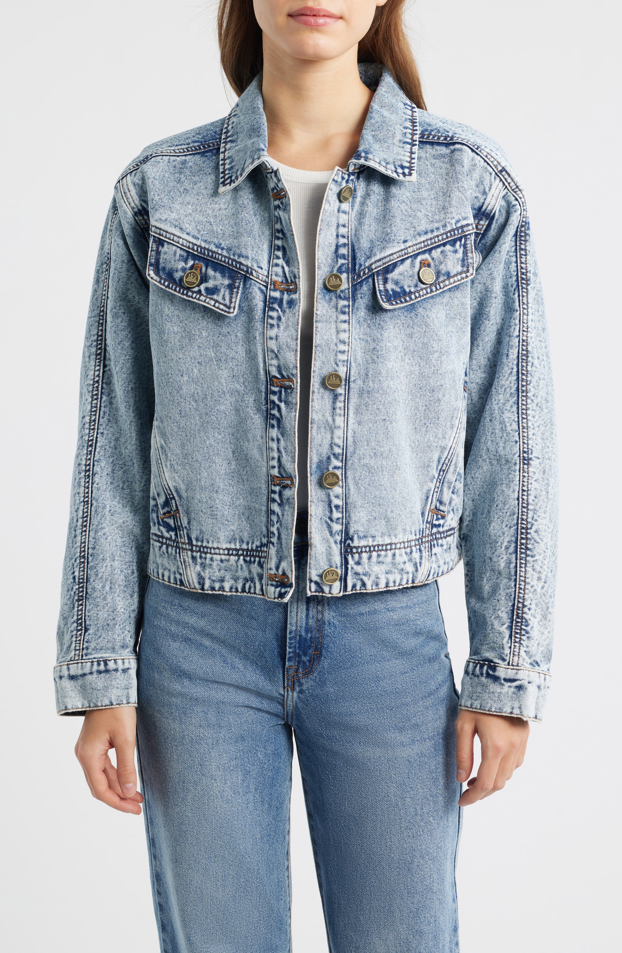 Slant Pocket Denim Jacket