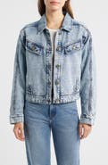 CITY BLUES Slant Pocket Denim Jacket
