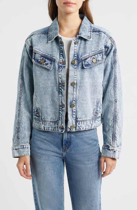 Slant Pocket Denim Jacket
