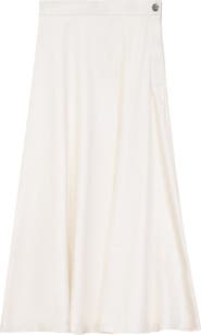 NYC Factory Accordion Pleated Side Zip Leather Look Midi Skirt