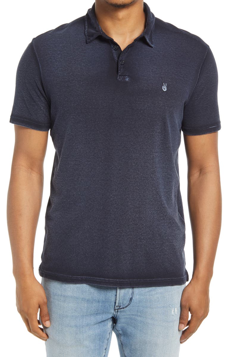 John Varvatos Star USA Peace Cotton Polo, Main, color, 