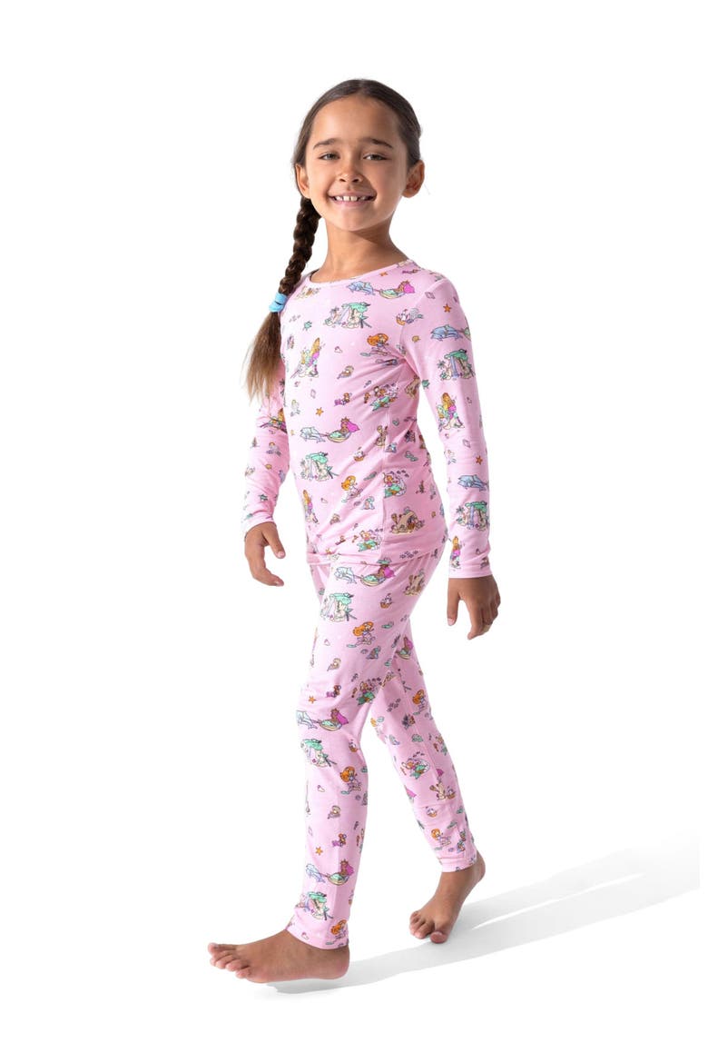 Kids' Mermaid Lagoon Set of 2 Piece Pajamas, Alternate, color, Mermaid Lagoon
