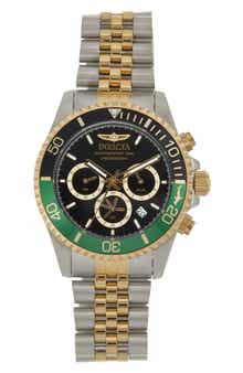 INVICTA Pro Diver Bracelet Strap Chronograph Watch, 43mm