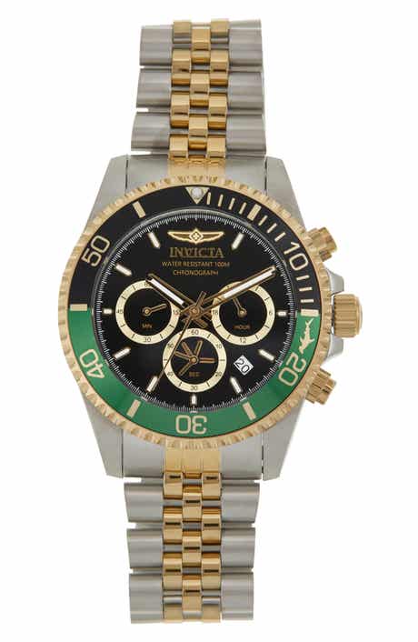 INVICTA Pro Diver Bracelet Strap Chronograph Watch, 43mm