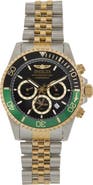 INVICTA Pro Diver Bracelet Strap Chronograph Watch, 43mm