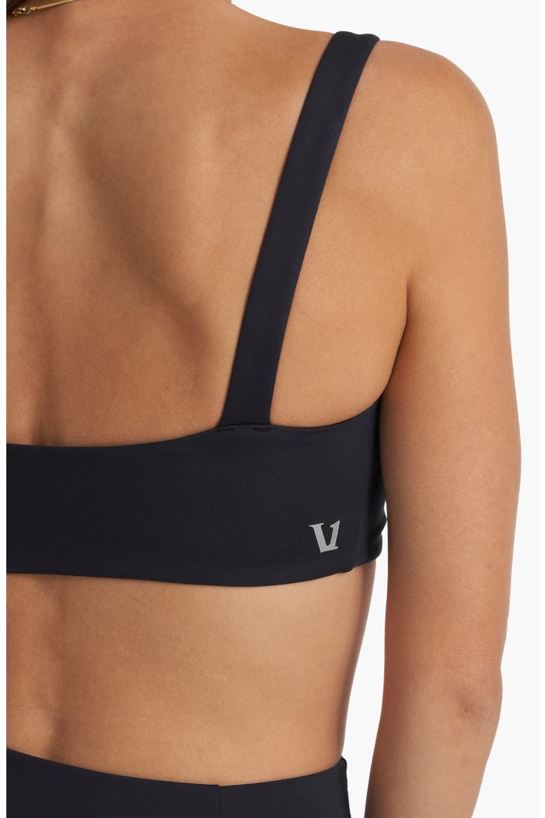 Evolve Square Neck Bra, Alternate, color, BLACK