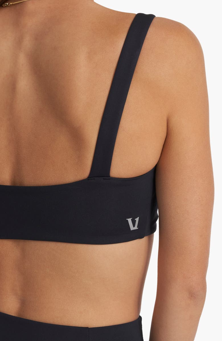 Vuori Evolve Square Neck Bra, Alternate, color, Black