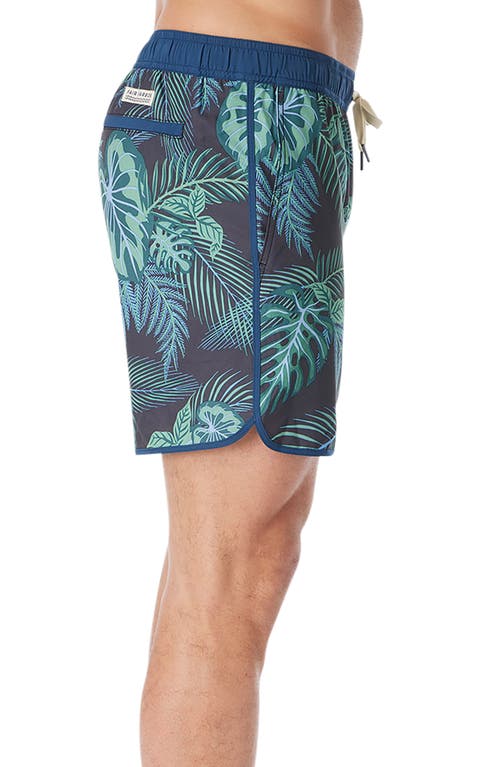 Fair Harbor Anchor Water Repellent Swim Trunks In Blue