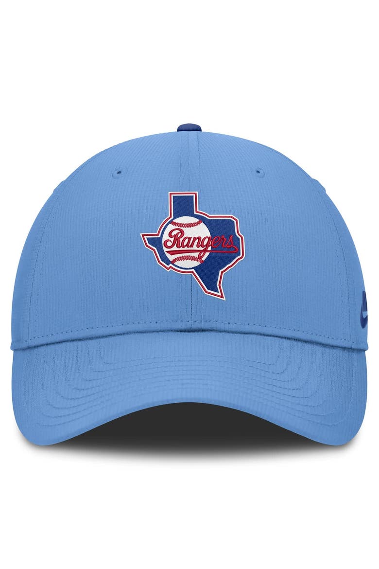 Men's Nike Light Blue Texas Rangers Cooperstown Club Dri-FIT Adjustable Hat, Alternate, color, Light Blue