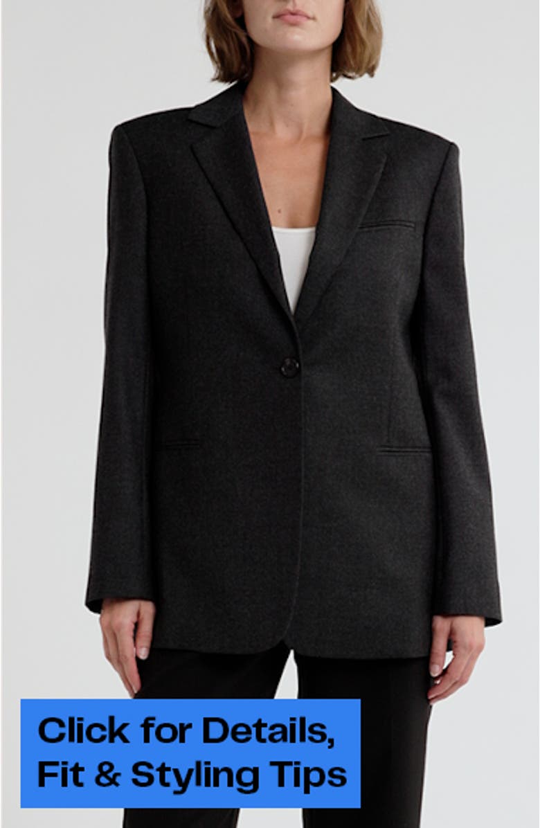Sleek Virgin Wool Blazer, sales video thumbnail