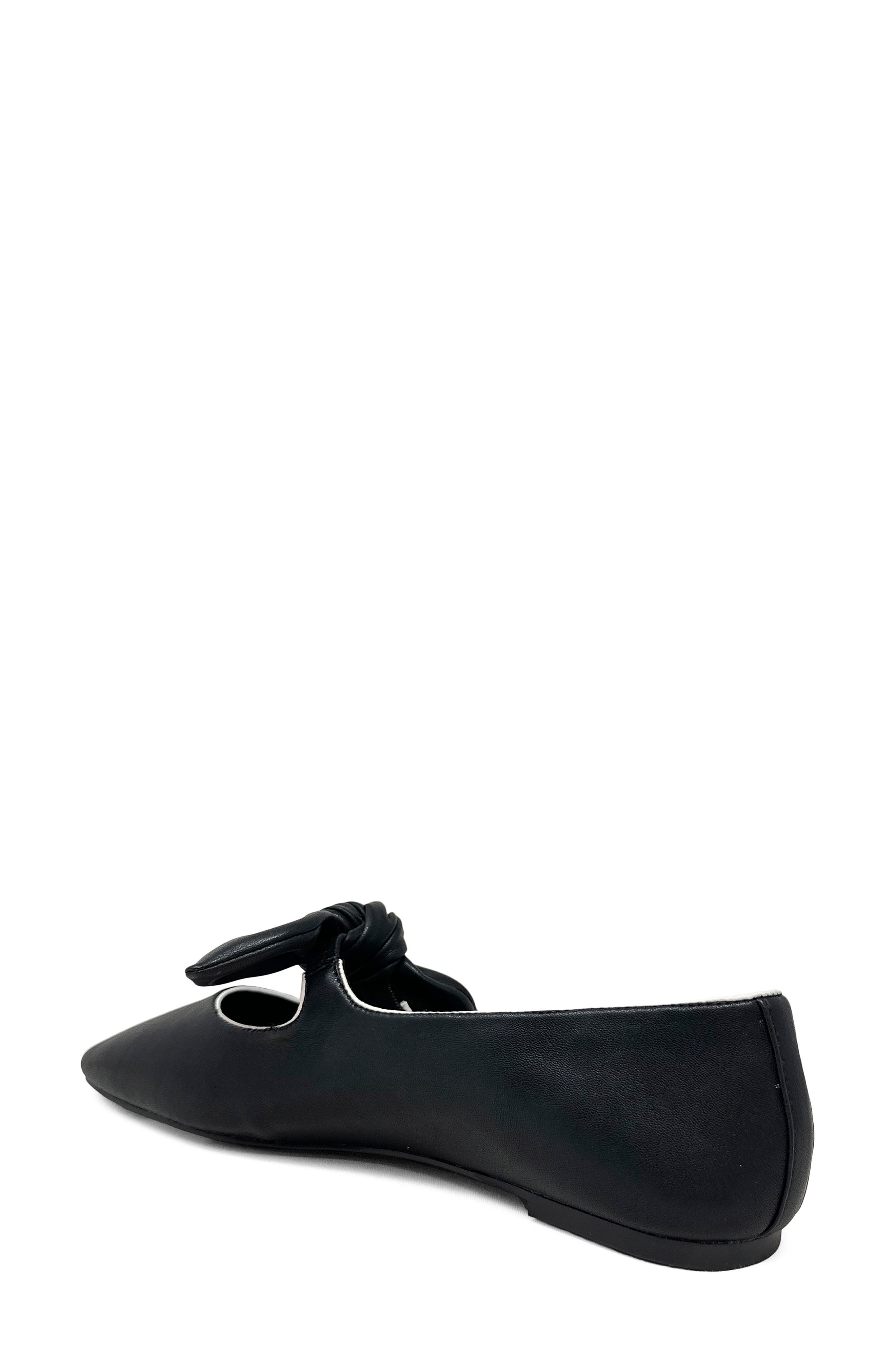 SHUSHOP April Mary Jane Flat, Alternate, color, Black