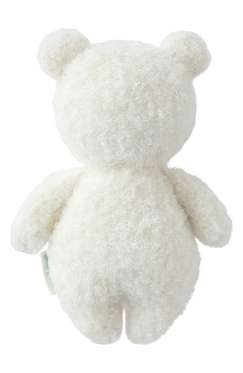 cuddle+kind Bouclé Bear Stuffed Animal, Alternate, color, Ivory