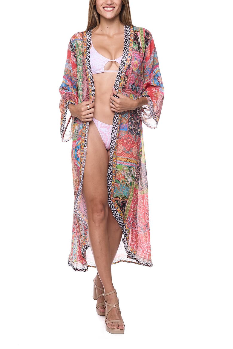 Longline Duster, Alternate, color, PINK