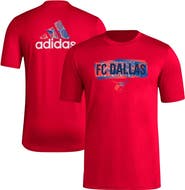 adidas Men's adidas Red FC Dallas Local Pop AEROREADY T-Shirt