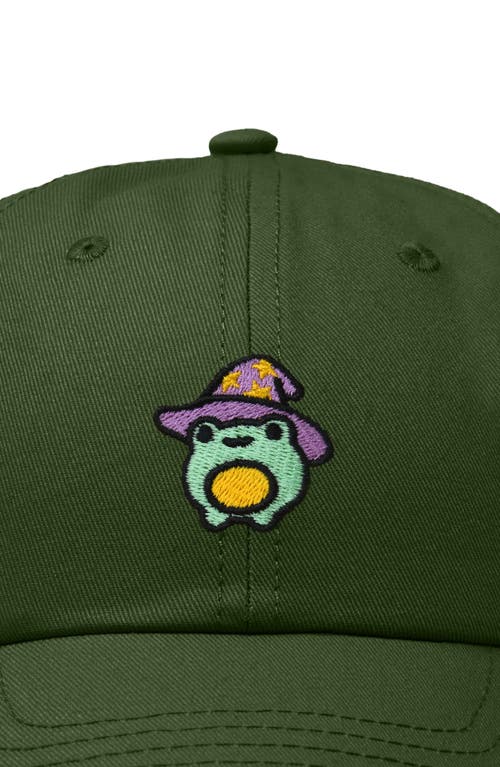 DALIX DALIX SORCERER FROG EMBROIDERED DAD HAT 