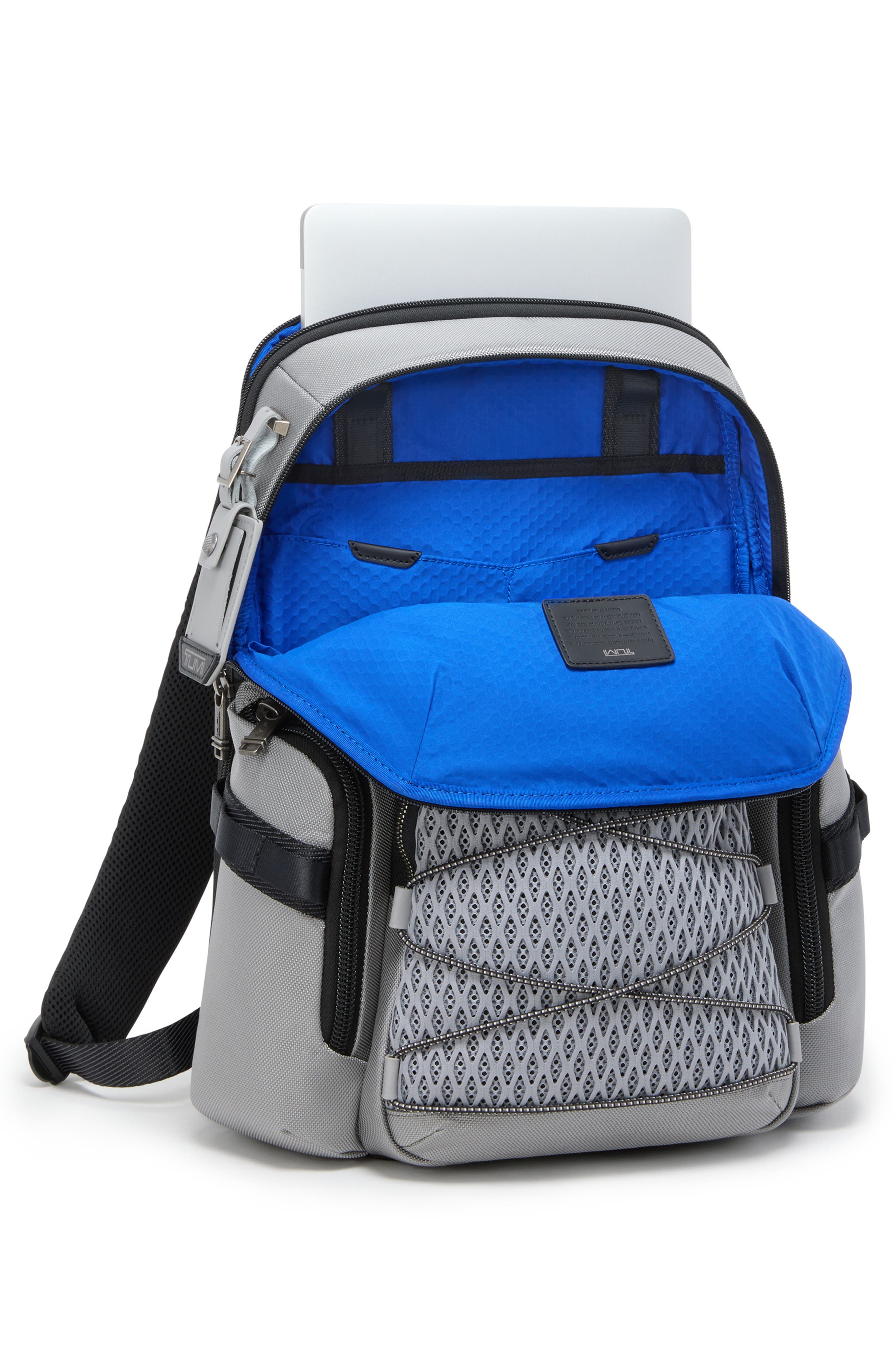 TUMI Navigation Backpack, Alternate, color, Pearl Grey Mesh