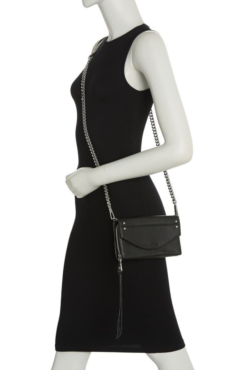 Aimee Kestenberg Delancey Leather Chain Wallet Crossbody, Alternate, color,
