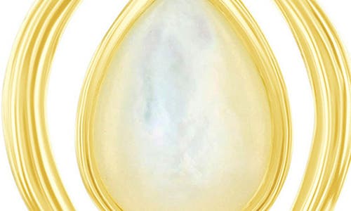 Simona Pear Mother-of-pearl Pendant Necklace