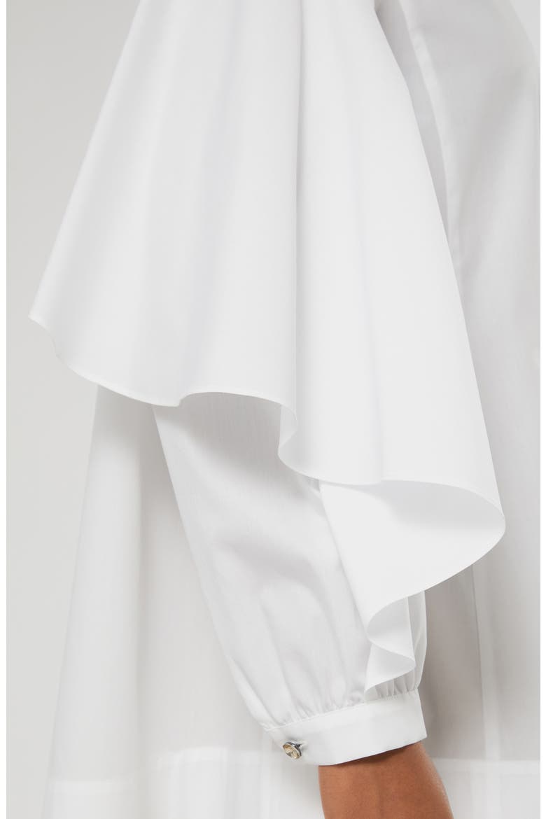 Nagoraio Cotton Poplin Tunic, Alternate, color, OPTICAL WHITE