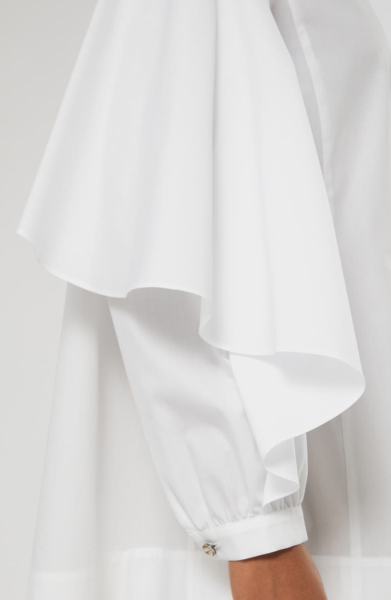 Marina Rinaldi Nagoraio Cotton Poplin Tunic, Alternate, color, Optical White