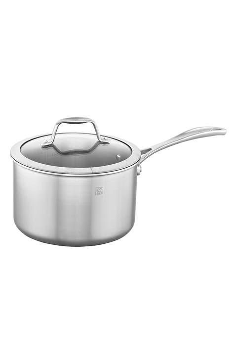 Spirit 3-Ply 4-Quart Stainless Steel Sauce Pan