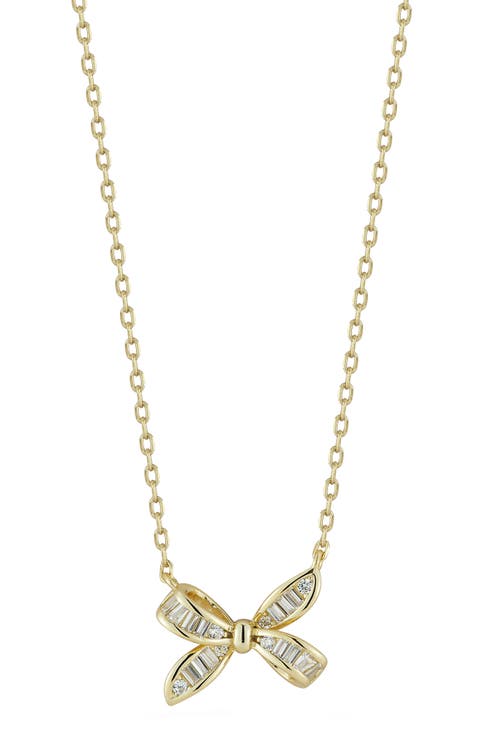 Bow Pendant Necklace