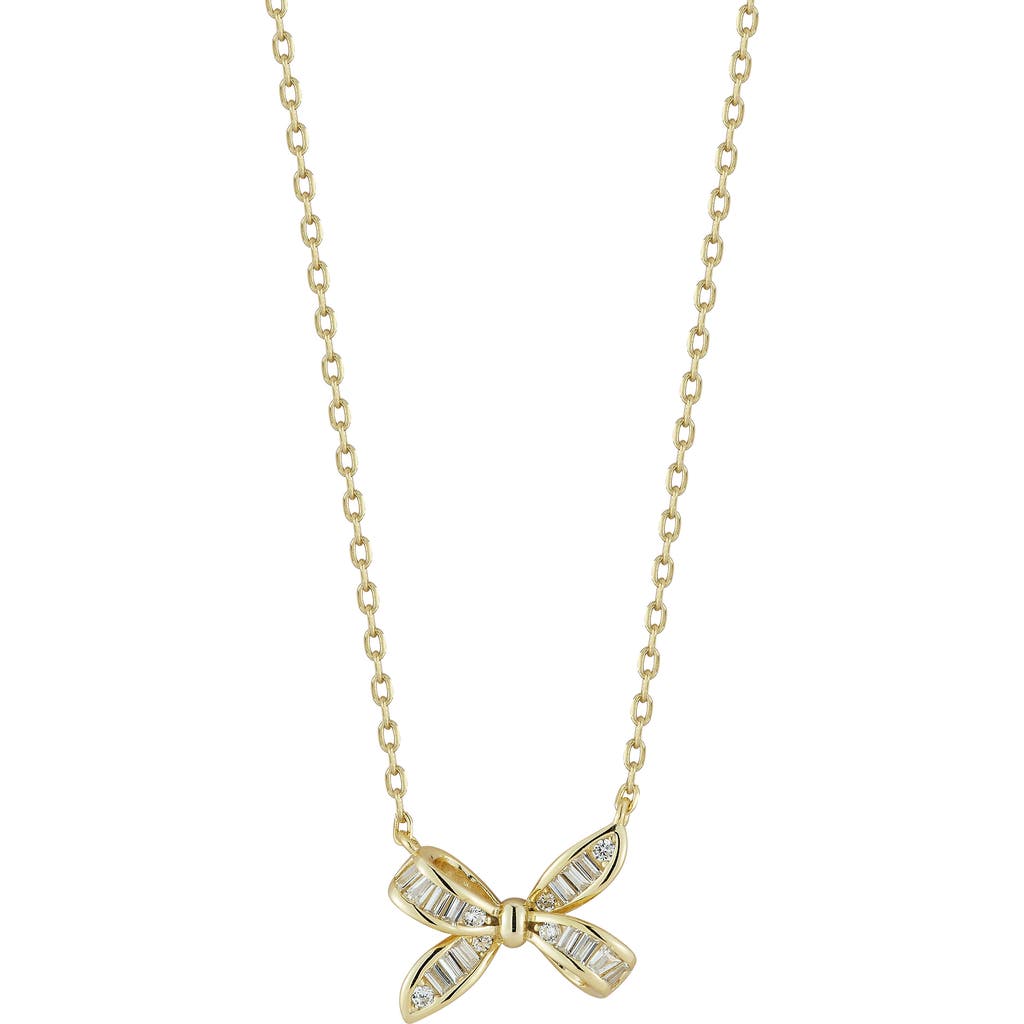 Glaze Jewelry Bow Pendant Necklace