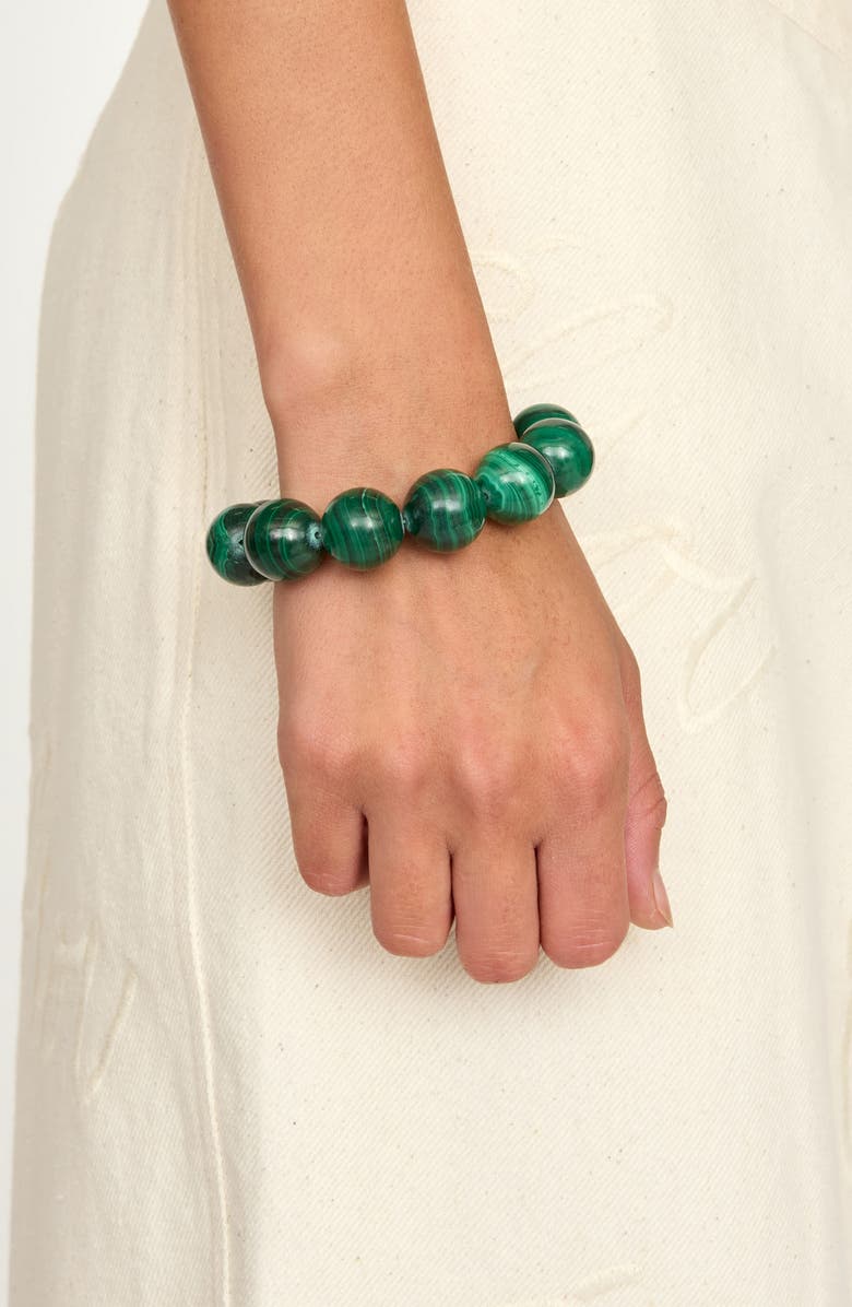 Éliou Brianne Bracelet, Alternate, color, Malachite