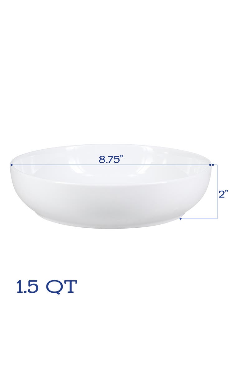 BIA Cordon Bleu Whatever Set of 4 Dinner Bowl Set, Alternate, color, White