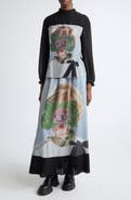 Undercover Printed Cotton Blend Skirt