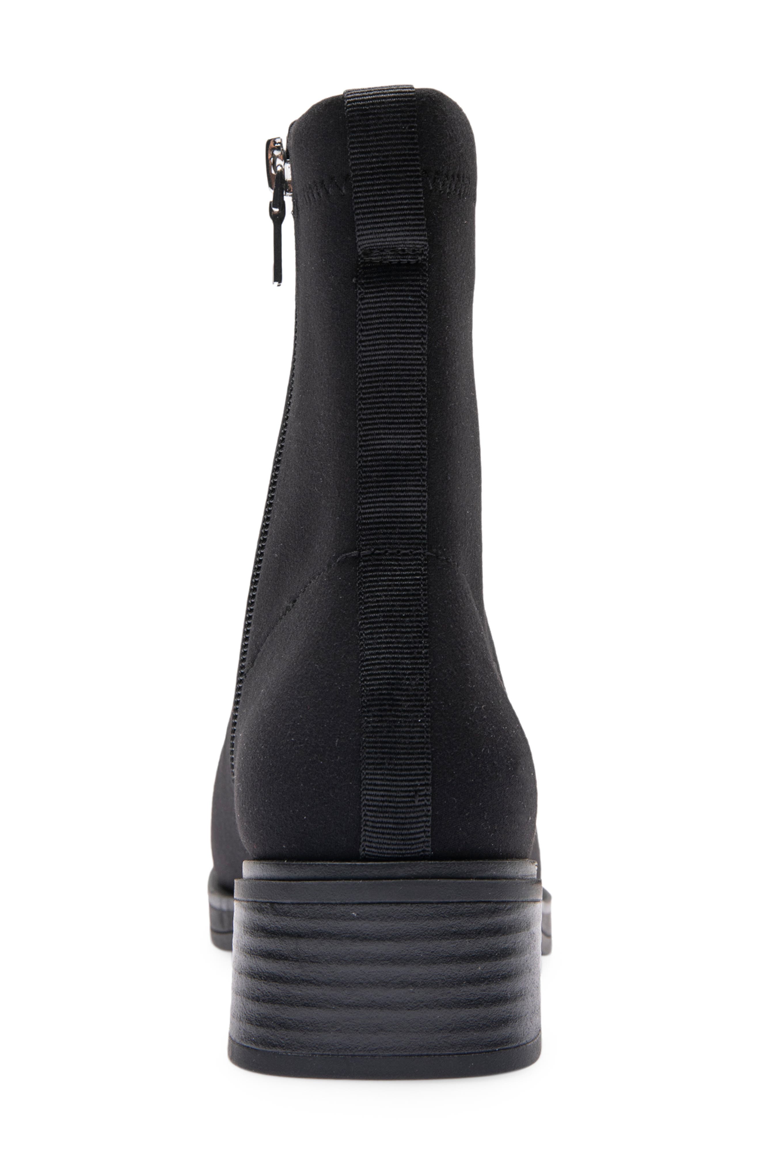 Aerosoles Dimmi Ankle Boot, Alternate, color, Black Stretch Fabric