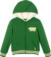 John Deere Fleece Zip-Up Hoodie